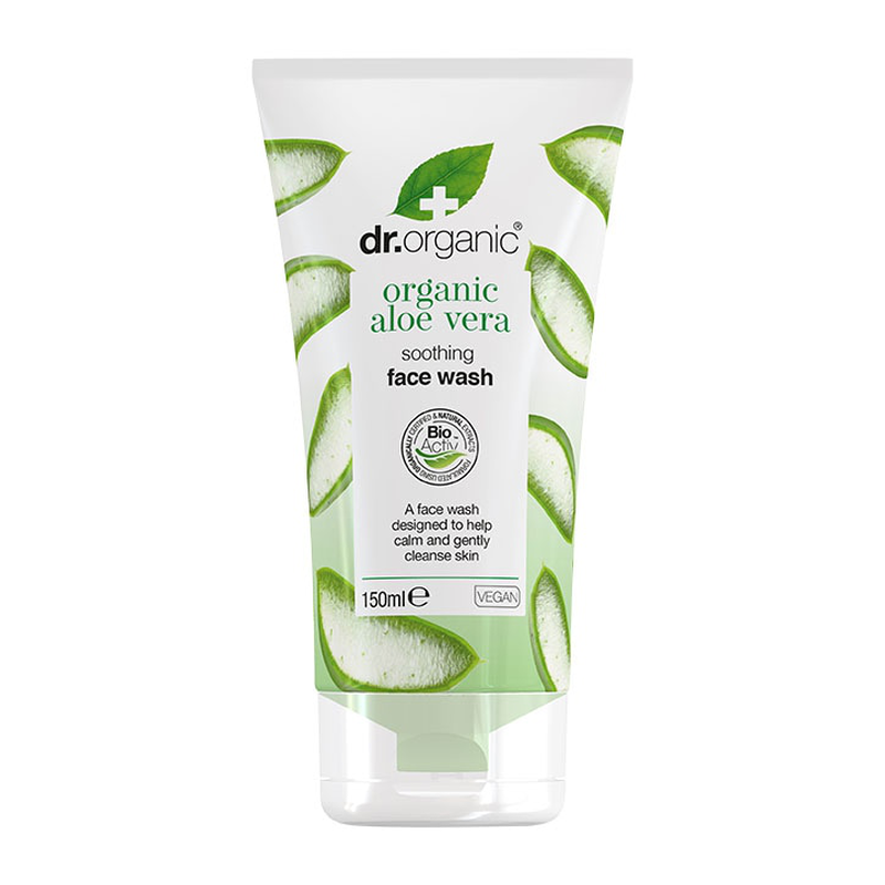 Dr organic aloe vera soothing face wash 150ml-null