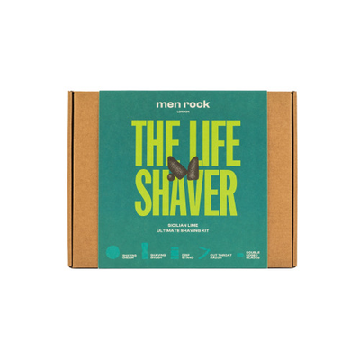 Sicilian lime throat razor shaving set, , medium