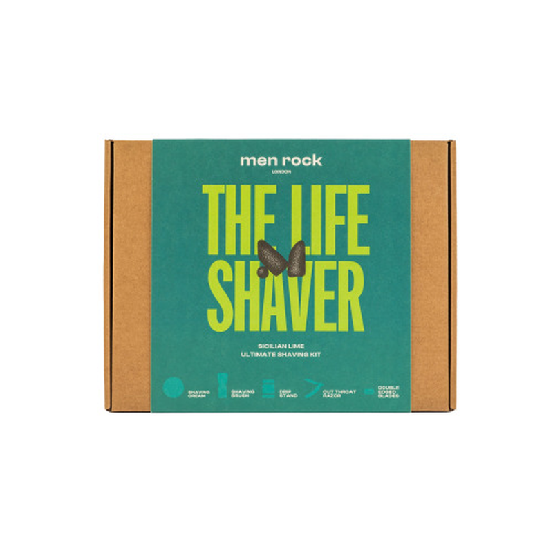 Sicilian lime throat razor shaving set, , medium-null