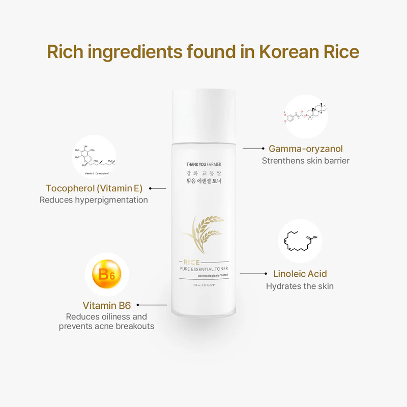 Thank you farmer rice pure essential toner (200ml)-null