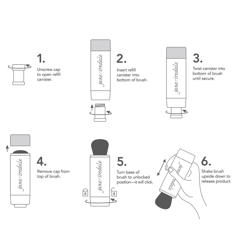 Product image: Powder-me SPF® 30 dry sunscreen - brush golden 2 refills, , medium-null