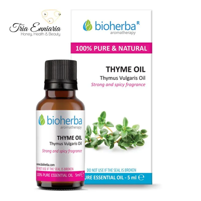 Thyme, pure essential oil, 5 ml, bioherba
