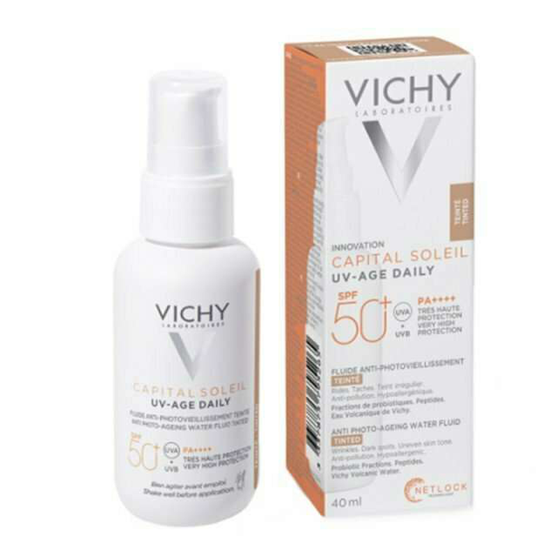 Vichy capital soleil uv-age daily SPF50+ anti-aging sun cream 40ml, , medium image number null