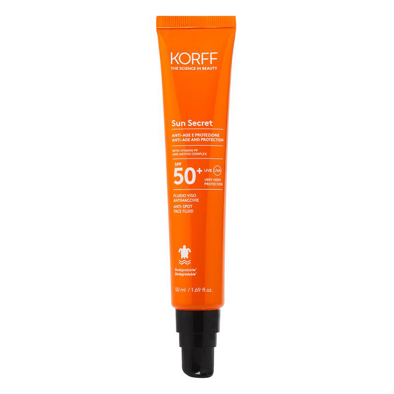 Korff sun secret anti spot face fluid SPF 50+ 50 ml, , medium-null