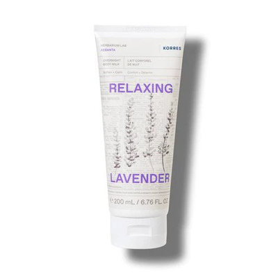 Korres relaxing lavender body milk 200ml, , medium