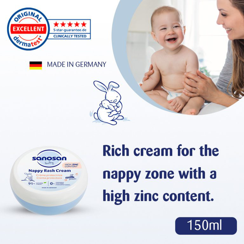 Sanosan baby nappy rash cream, , medium image number null