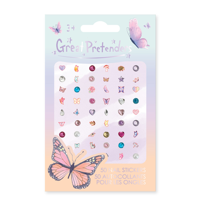 Butterfly nails stickers