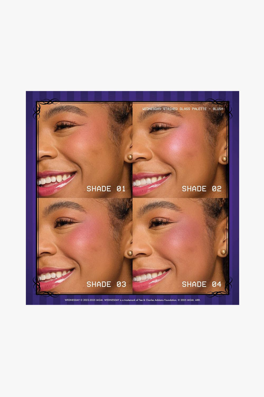 Wednesday stained glass blush palette, , medium-null