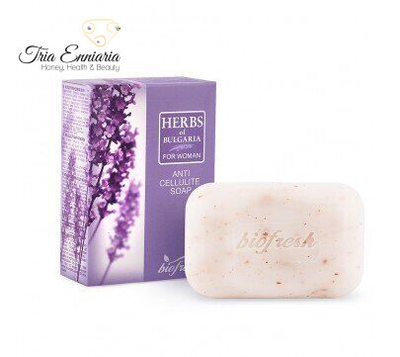 Anti-cellulite women's soap "lavender", 100 gr, biofresh, , medium