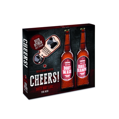 Cheers body care set for men, , medium
