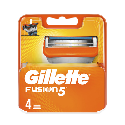 Gillette fusion5 ανταλλακτικές κεφαλές ξυρίσματος 4τμχ, , medium