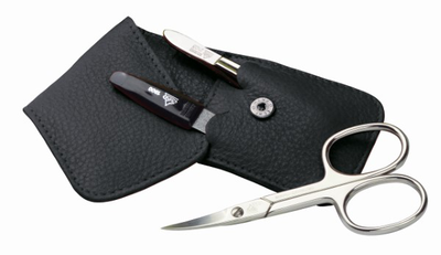 Erbe manicure pocket case siena black 3pcs, , medium