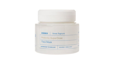 Korres greek yoghurt probiotic super dose face mask 100ml, , medium