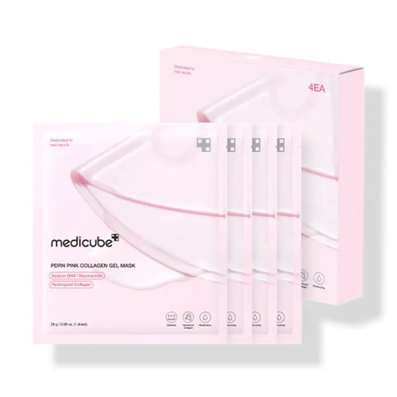 Medicube &ndash; Pink Collagen Gel Masks (4 pieces x 28g), , medium-null