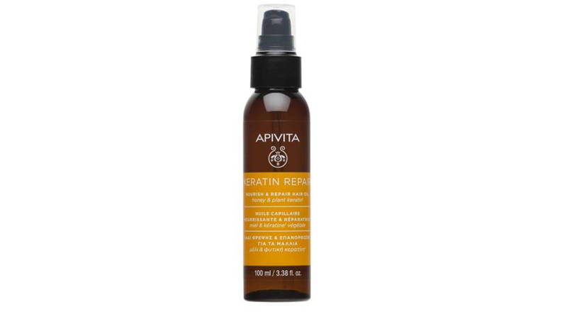 Apivita keratin repair, hair oil, 100ml image number null