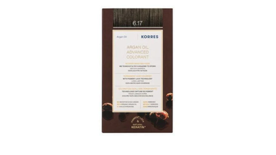 Korres argan oil advanced colorant with pigment-lock technology 6.17 dark blonde beige,50ml, , medium
