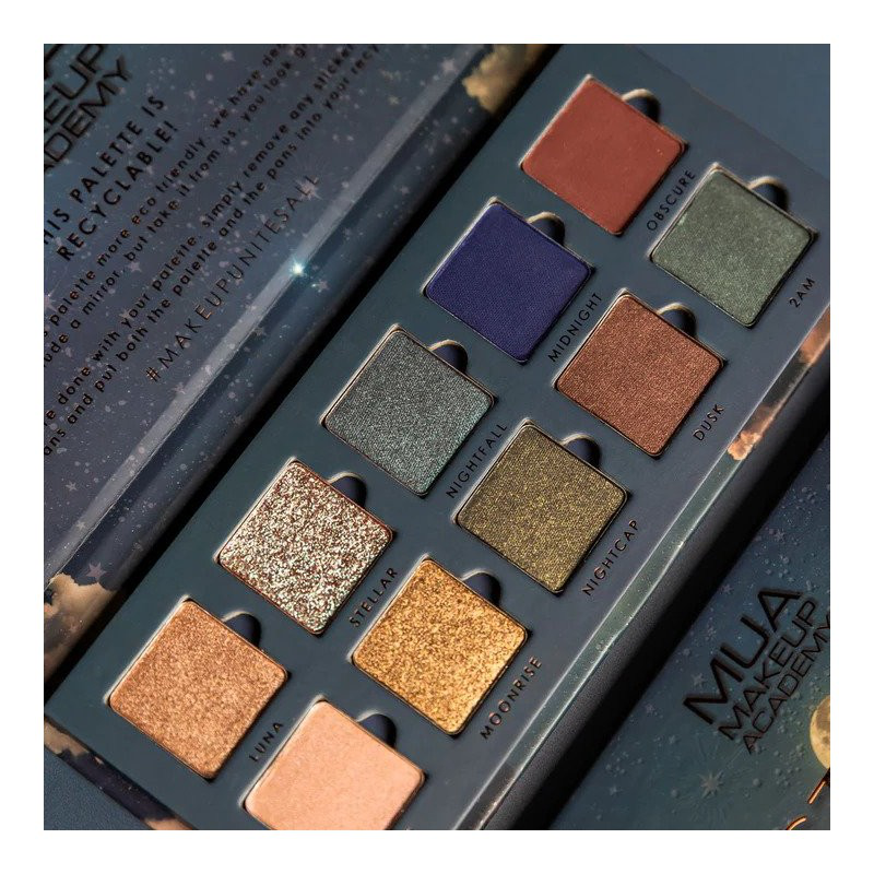 Mua nocturnal 10 shade paper eyeshadow palette-null