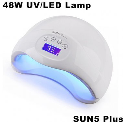 Sun5 plus 48w led uv professional nail lamp with 3 timer setting