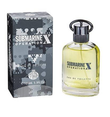 Real time men submarine operation x eau de toilette 100ml, , medium