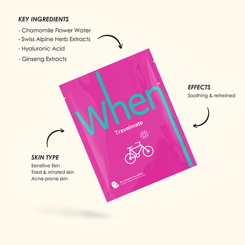 Product image: When travelmate refreshing bio-cell mask 23ml-null