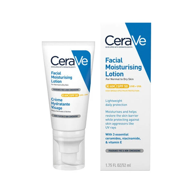 Cerave am facial lotion &epsilon;&nu;&upsilon;&delta;&alpha;&tau;&iota;&kappa;ή &lambda;&omicron;&sigma;&iota;ό&nu; &pi;&rho;&omicron;&sigma;ώ&pi;&omicron;&upsilon; SPF50 52 ml, , medium