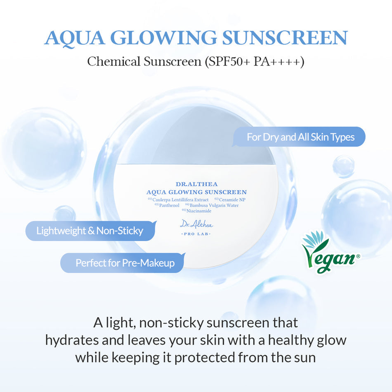 Dr. Althea aqua glowing sunscreen SPF50+ pa++++-null