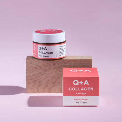 Q+a collagen face cream 50ml, , medium