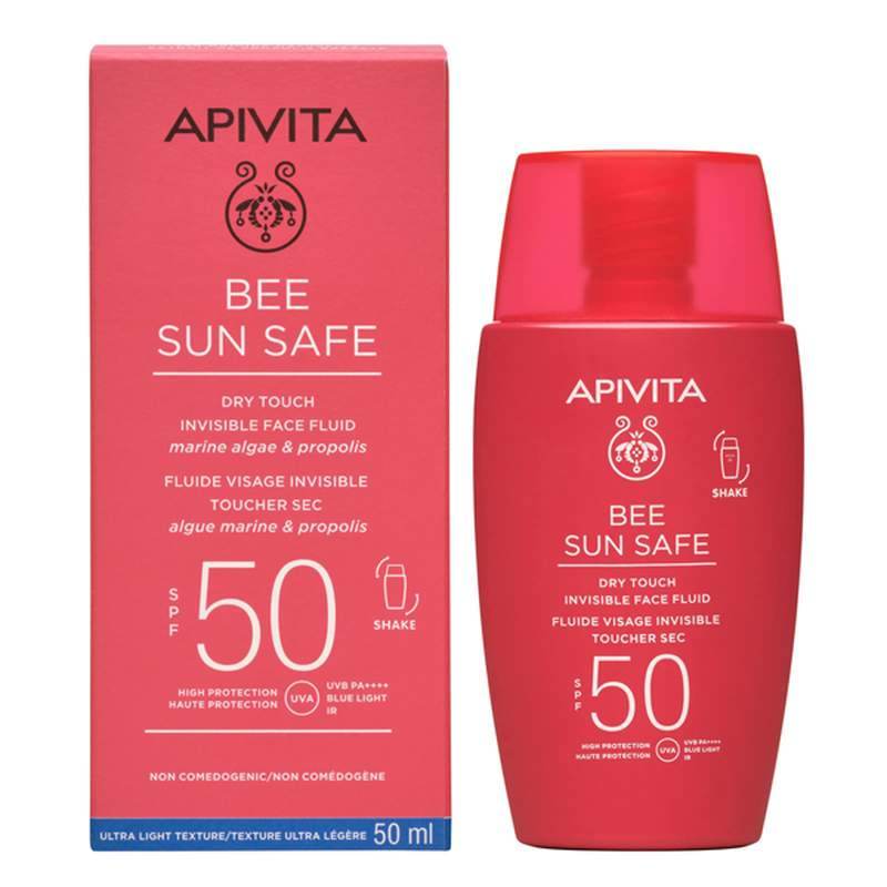 Apivita bee sun safe dry touch invisible face fluid SPF 50 50 ml-null