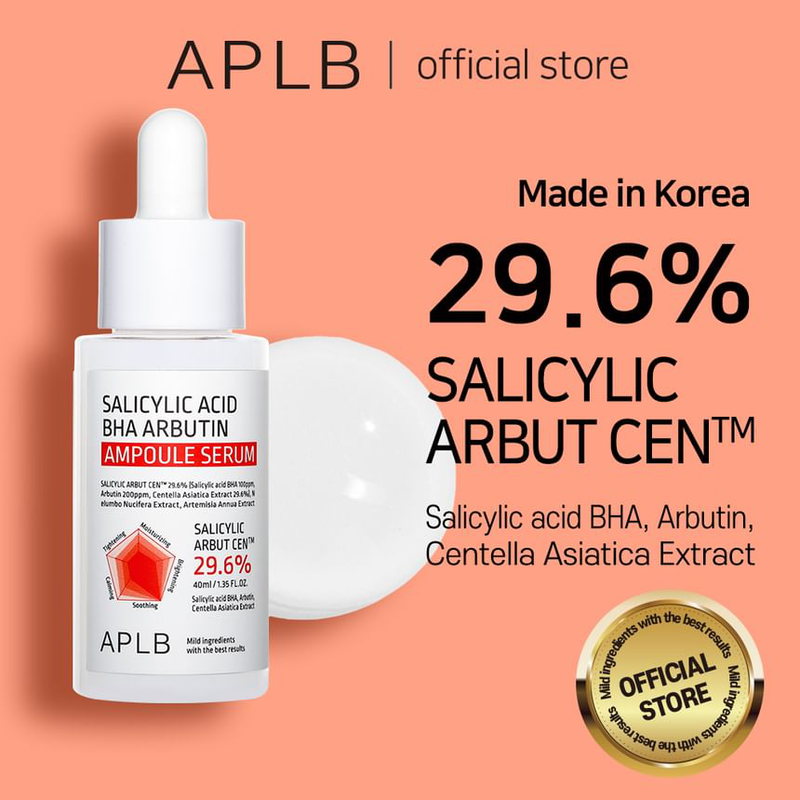Aplb salicylic acid bha arbutin ampoule serum 40ml, , medium-null