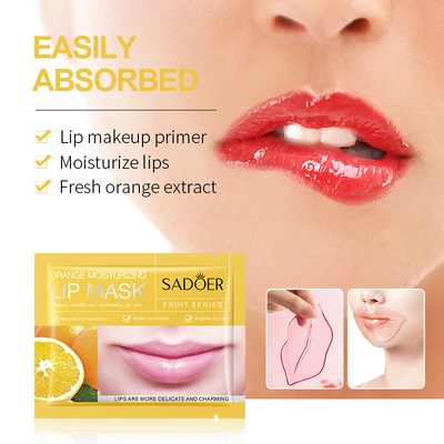 Sadoer orange moisturizing lip mask