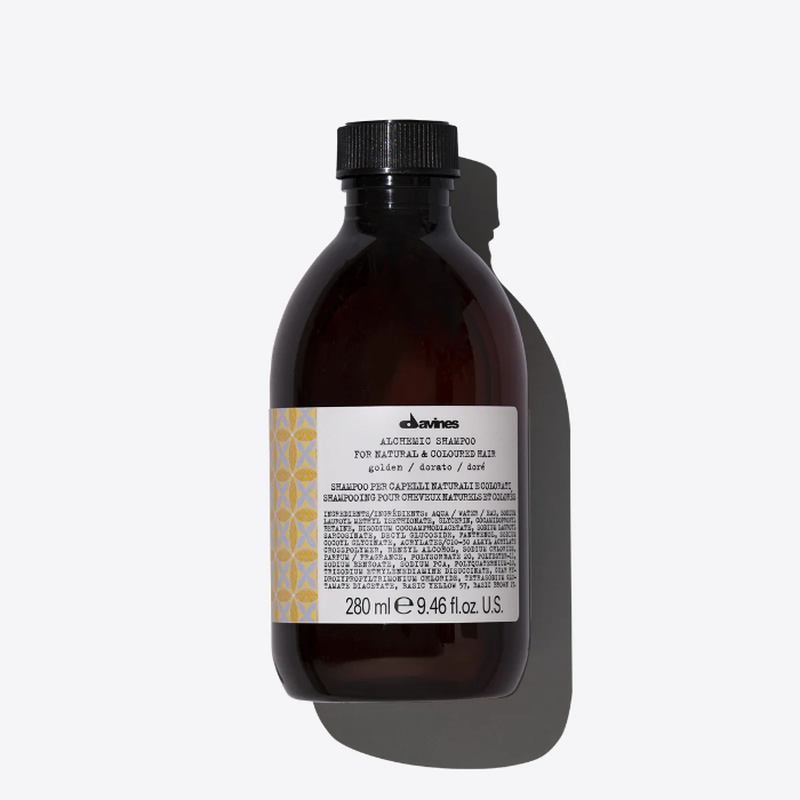Davines alchemic shampoo golden  color-enhancing golden 280ml, , medium-null