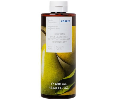 Korres bergamot pear renewing body cleanser 400ml, , medium