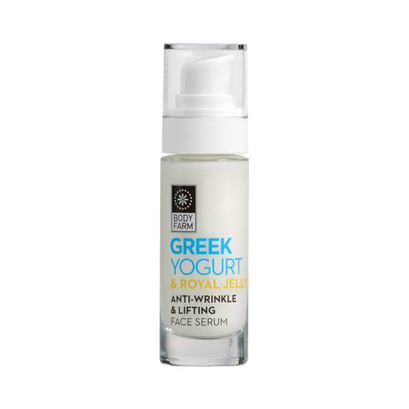 Bodyfarm greek yoghurt & royal jelly anti wrinkle & lifting face serum 30ml image number null