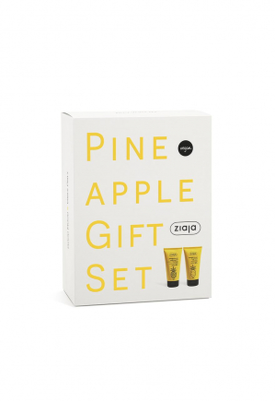 Ziaja pineapple body scrub 160ml + body mousse 160ml set-null