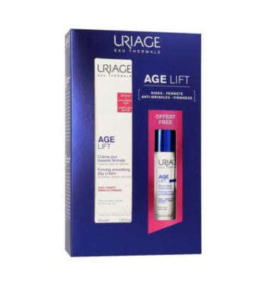 Uriage age lift firming smoothing day cream 40ml + smoothing eye care 15ml, , medium