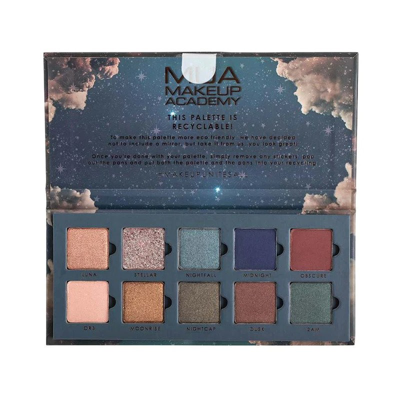 Mua nocturnal 10 shade paper eyeshadow palette-null