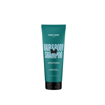 Men rock hair & body shampoo 200ml, , medium