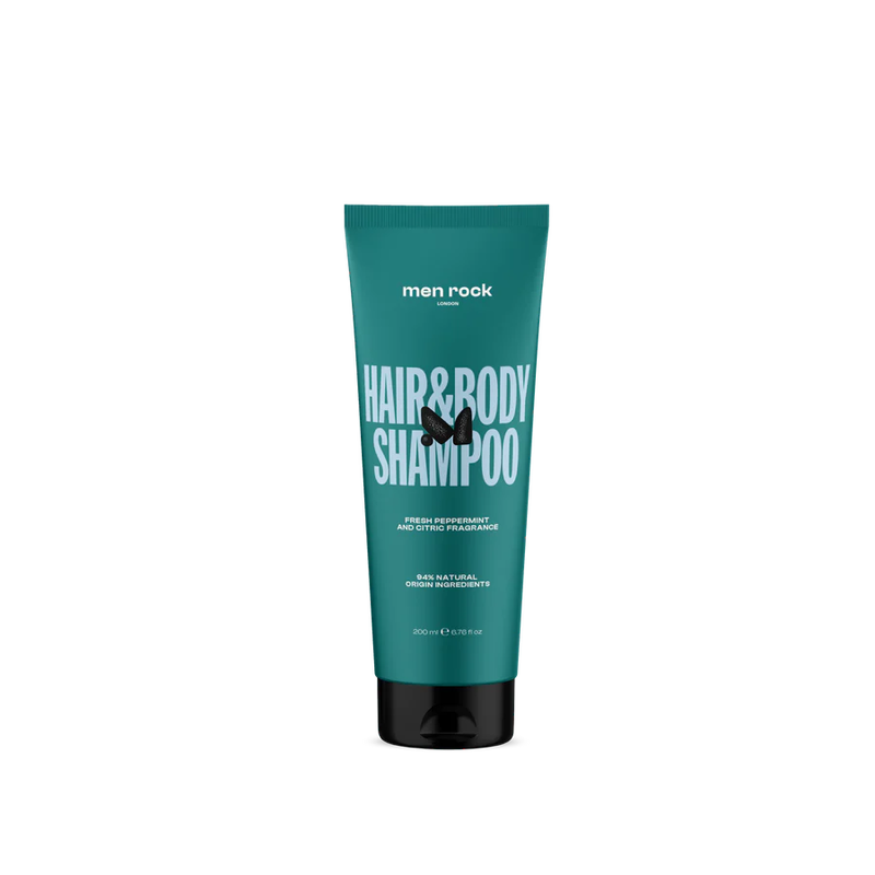 Men rock hair & body shampoo 200ml, , medium-null