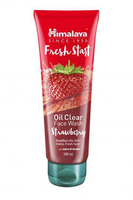 Product image: Himalaya fresh start oil -clear face wash strawberry. For oily face 100ml-null