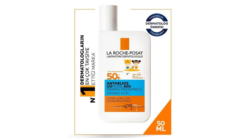 La roche posay anthelios dermo-pediatrics uvmune400 invisible fluid SPF50+, 50ml-null