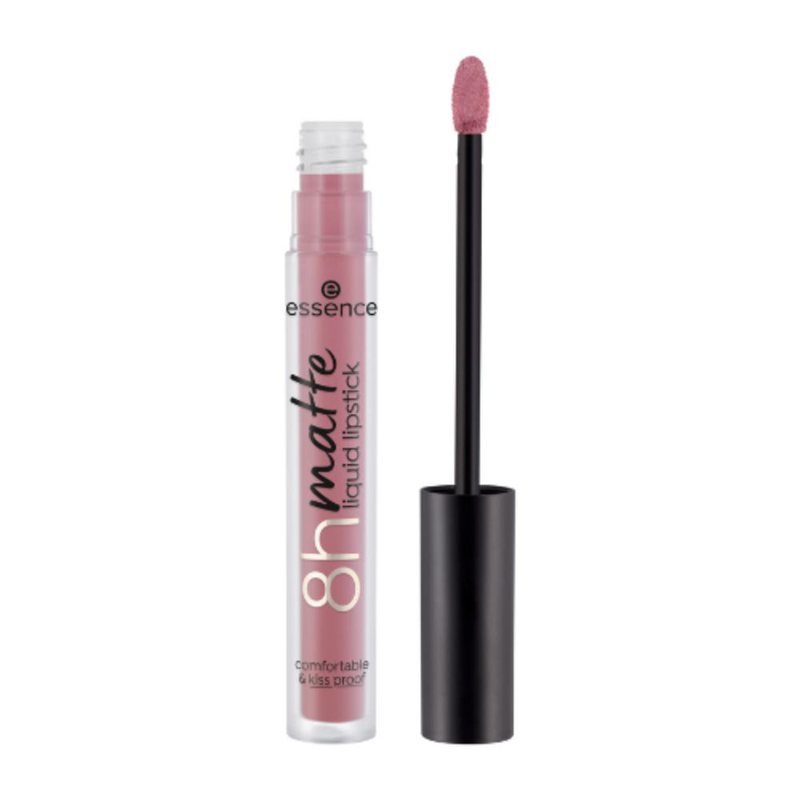 Essence 8h matte liquid lipstick no.06 cool mauve, , medium image number null