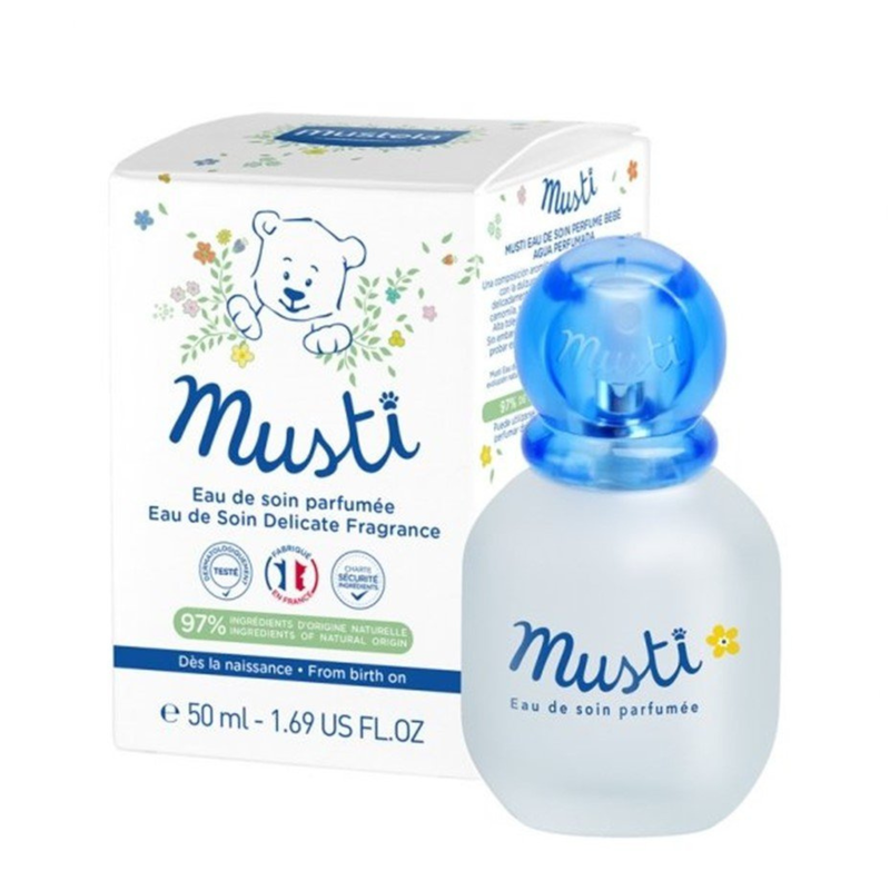 Mustela musti eau de soin delicate fragrance 50ml, , medium-null