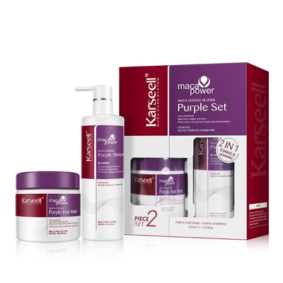 Karseell purple hair mask + purple shampoo, , medium