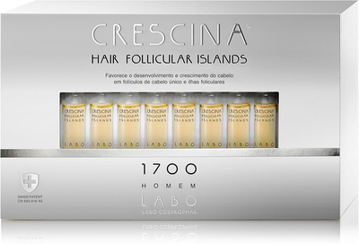 Labo crescina hair follicular islands, re- growth treatment for men 1700 20ampules