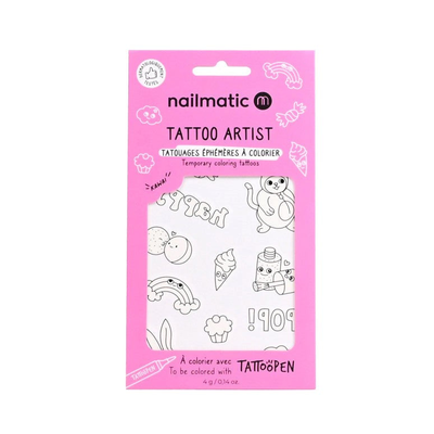 Nailmatic temporary coloring tattoos (available in 5 styles), , medium