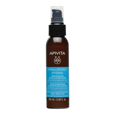 Apivita hyaluronic hydra leave in conditioner &mu;&epsilon; &upsilon;&alpha;&lambda;&omicron;&upsilon;&rho;&omicron;&nu;&iota;&kappa;ό &omicron;&xi;ύ & honey stb 100 ml, , medium