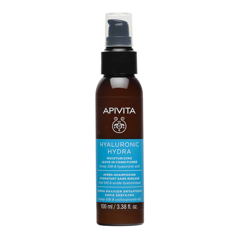 Apivita hyaluronic hydra leave in conditioner &mu;&epsilon; &upsilon;&alpha;&lambda;&omicron;&upsilon;&rho;&omicron;&nu;&iota;&kappa;ό &omicron;&xi;ύ & honey stb 100 ml-null