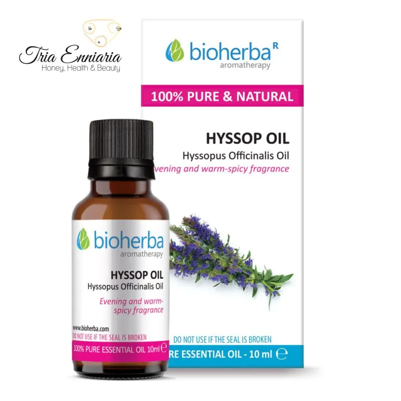 Hyssop, pure essential oil, 10 ml, bioherba, , medium-null