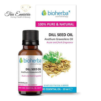Dill seed pure essential oil, 10 ml, bioherba, , medium