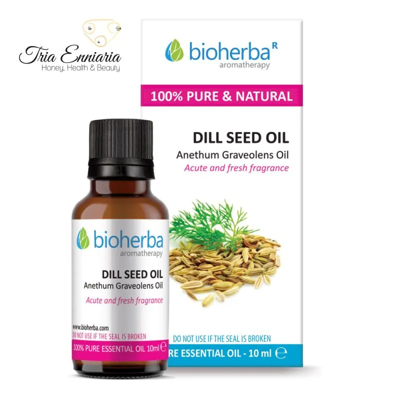 Product image: Dill seed pure essential oil, 10 ml, bioherba, , medium-null